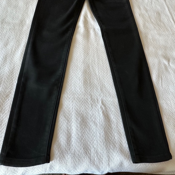 Levi's 710 Super Skinny Black Wax Coated Jeans, Size 26, Black - Picture 5 of 13